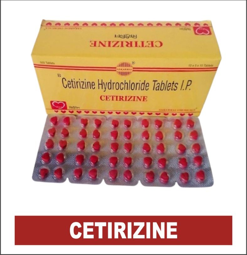 CETIRIZINE RED HEART SHAPE